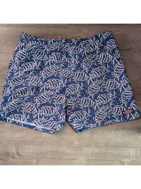 Vineyard Vines Blue Fish Swim Trunks Size XL